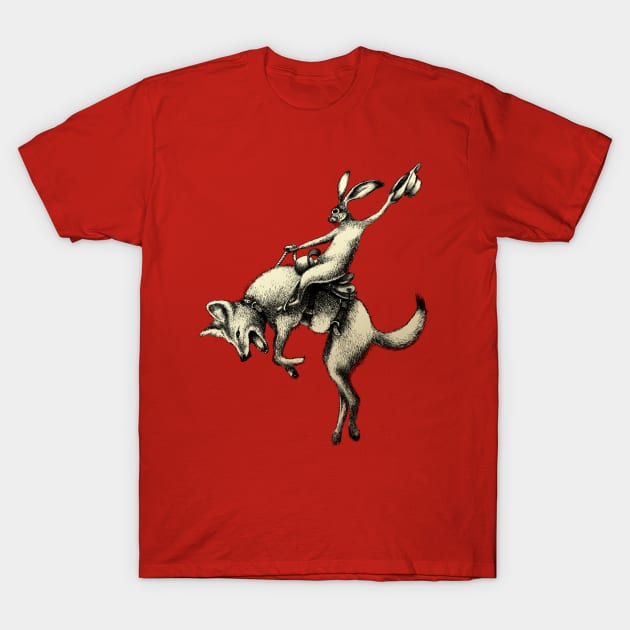 Varmint Rodeo T-Shirt by CatLauncher